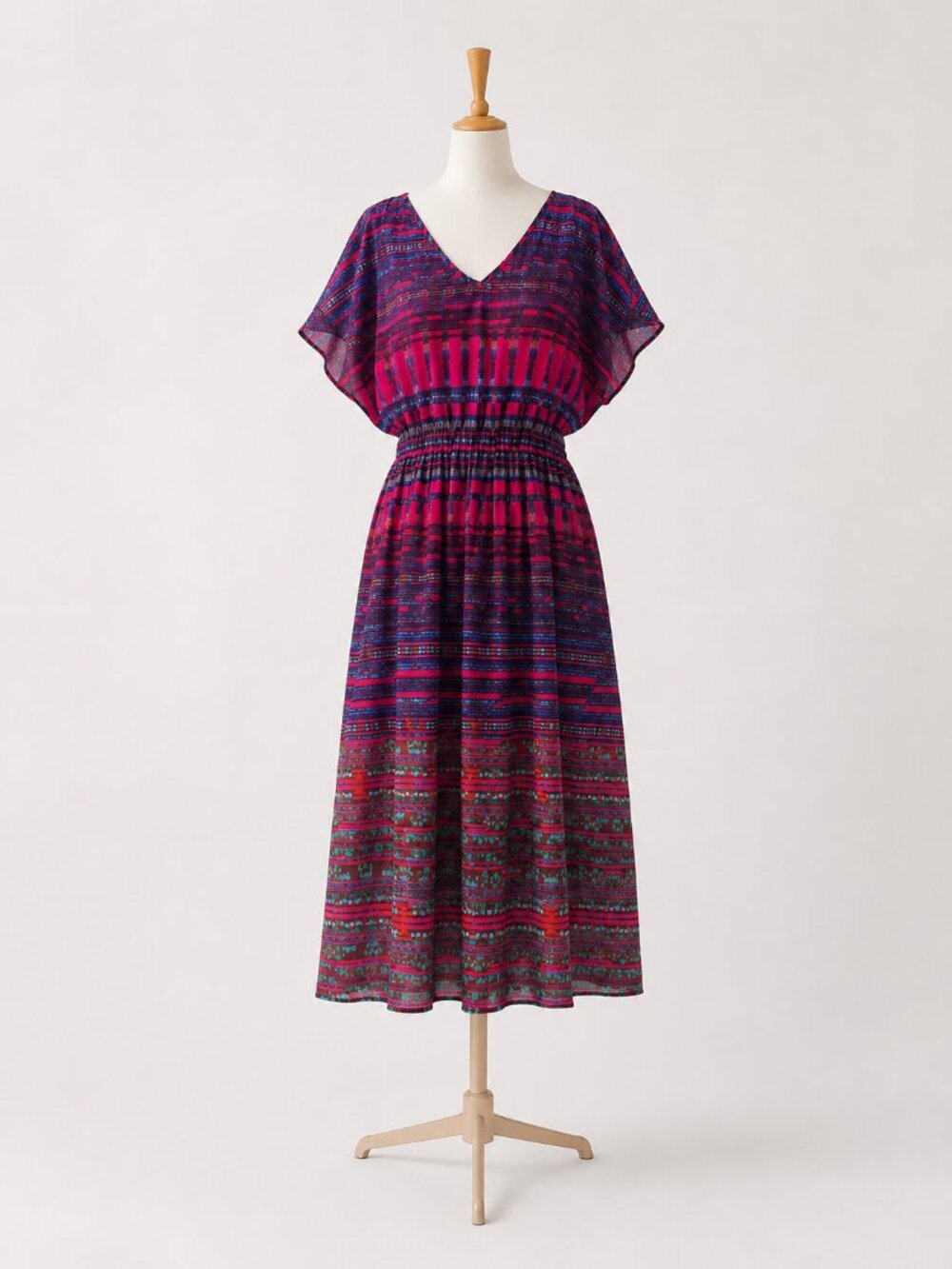 Flowy V-Neck Resort Dress